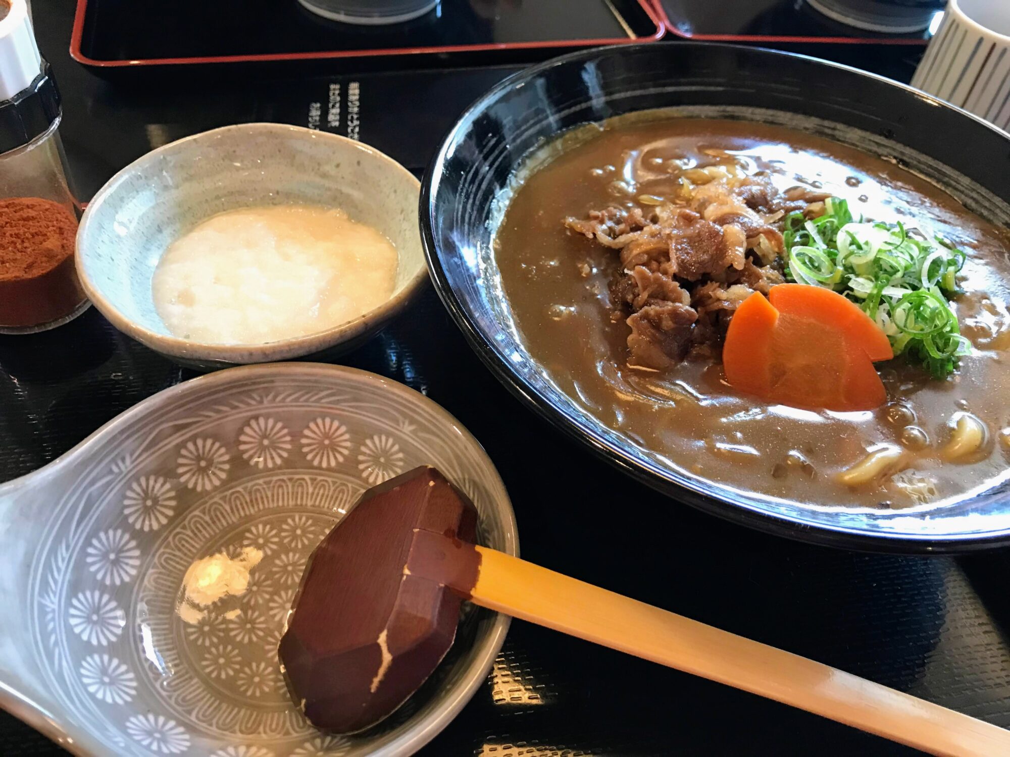 京都旅行1日目_食事_京・清水しげもり_カレー肉うどん